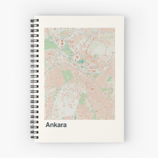 Item preview, Ankara Minimalistic Map Art designed and sold by MapsNerd.