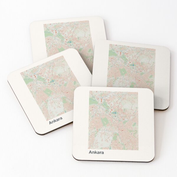 Item preview, Ankara Minimalistic Map Art designed and sold by MapsNerd.