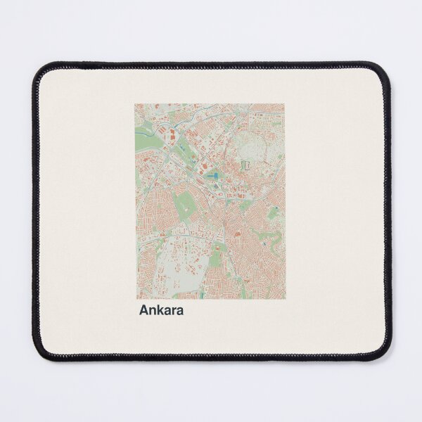 Item preview, Ankara Minimalistic Map Art designed and sold by MapsNerd.