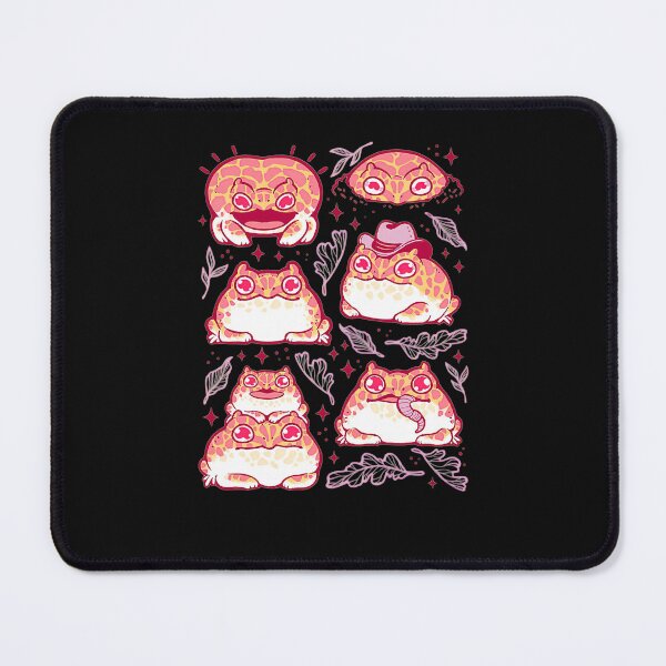 Item preview, Cute Strawberry Pacman Frog Kawaii Horned Toad Sticker Design designed and sold by AnimeSH9.