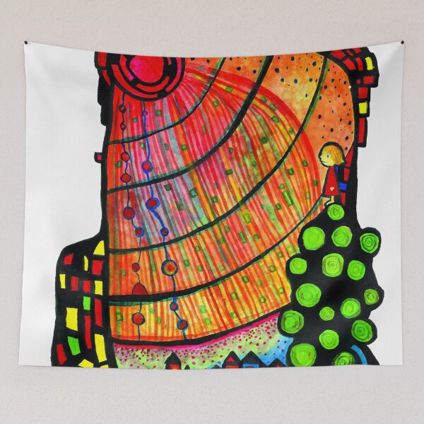 Item preview, The Flourishing Town Blessed by the Sun designed and sold by pon-pon-55.