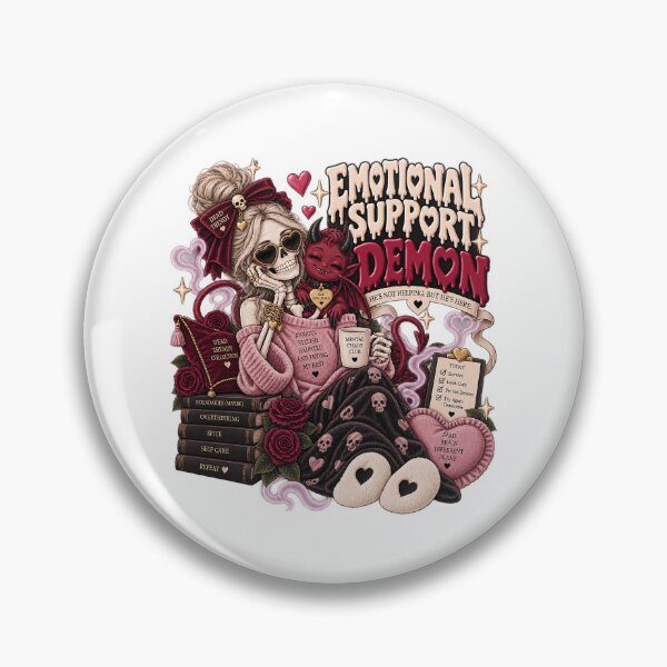 Item preview, ⚡Dead Trendy Collection⚡- Emotional Support Demon designed and sold by WheelieGdArt.