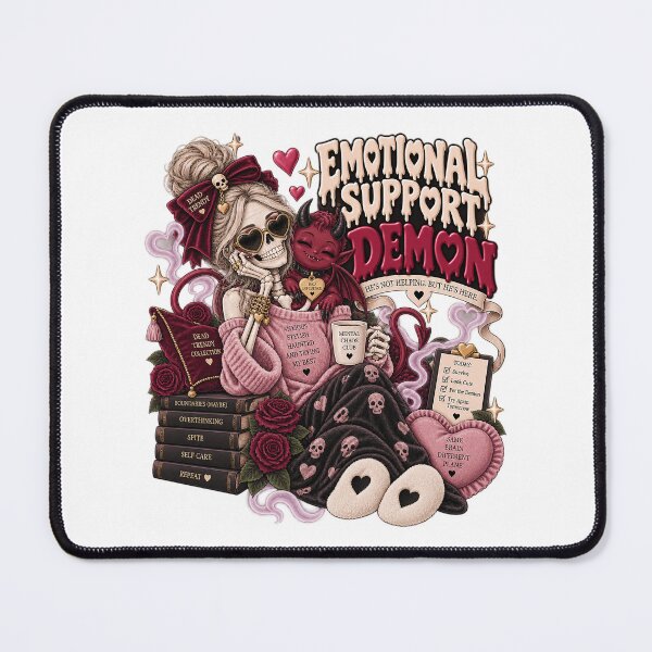Item preview, ⚡Dead Trendy Collection⚡- Emotional Support Demon designed and sold by WheelieGdArt.