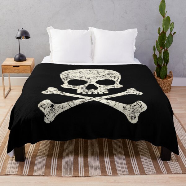 Item preview, Skull Crossbones Halloween Skeleton Jolly Roger designed and sold by EricCotanori.