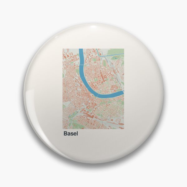 Item preview, Basel Minimalistic Map Art designed and sold by MapsNerd.