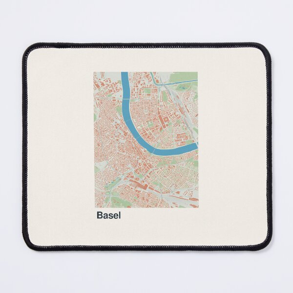Item preview, Basel Minimalistic Map Art designed and sold by MapsNerd.