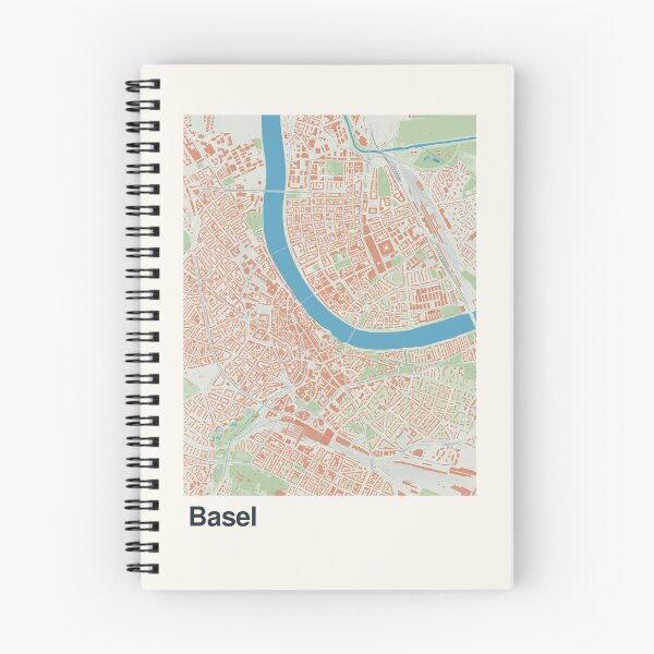 Artikelvorschau, Minimalistische Kartenkunst aus Basel entworfen und verkauft von MapsNerd.