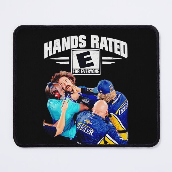 Item preview, Hands Rated E For Everyone Shirt Carson Hocevar Ryan Blaney Bristol Racing designed and sold by bretportmarow.