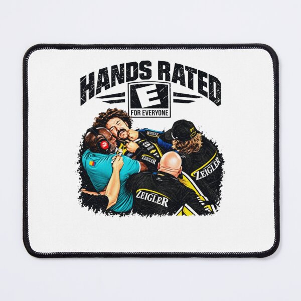 Item preview, Hands Rated E For Everyone Shirt Ryan Blaney Vs Carson Hocevar Racing designed and sold by bretportmarow.