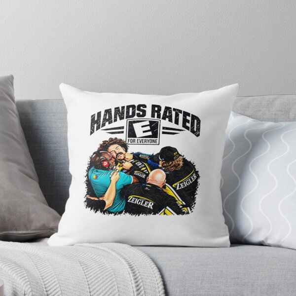 Item preview, Hands Rated E For Everyone Shirt Ryan Blaney Vs Carson Hocevar Racing designed and sold by bretportmarow.