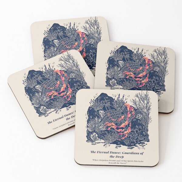 Item preview, Sunken Shipwreck Ocean Art | Coral Fish Coastal Illustration designed and sold by QuaintInkCo.