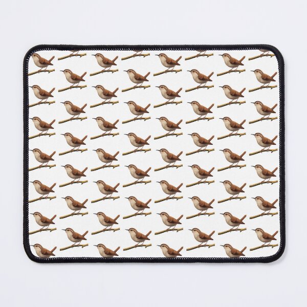 Item preview, Brown Wren Bird Perched on a Branch Illustration designed and sold by New-School-Wave.