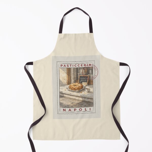 Item preview, Naples Sfogliatella Bakery Moment — Italian Pastry Art designed and sold by stickercuffs.