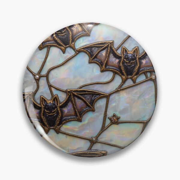 Item preview, Coquette Pearlescent Bat Halloween Stained Glass designed and sold by BriSher.