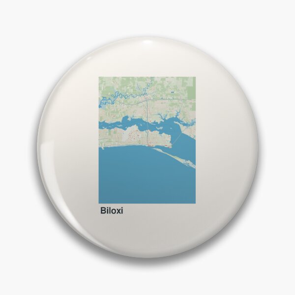 Item preview, Biloxi Minimalistic Map Art designed and sold by MapsNerd.