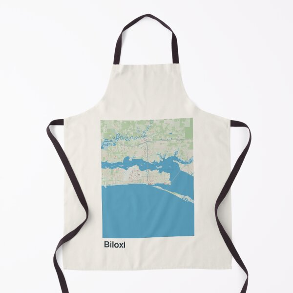 Item preview, Biloxi Minimalistic Map Art designed and sold by MapsNerd.
