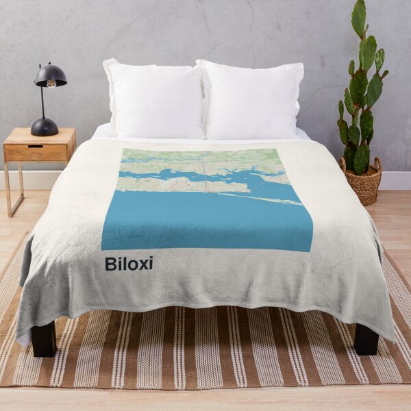 Item preview, Biloxi Minimalistic Map Art designed and sold by MapsNerd.