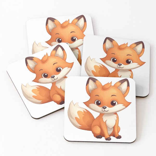 Item preview, Cute Orange Fox Woodland Animal Illustration designed and sold by New-School-Wave.