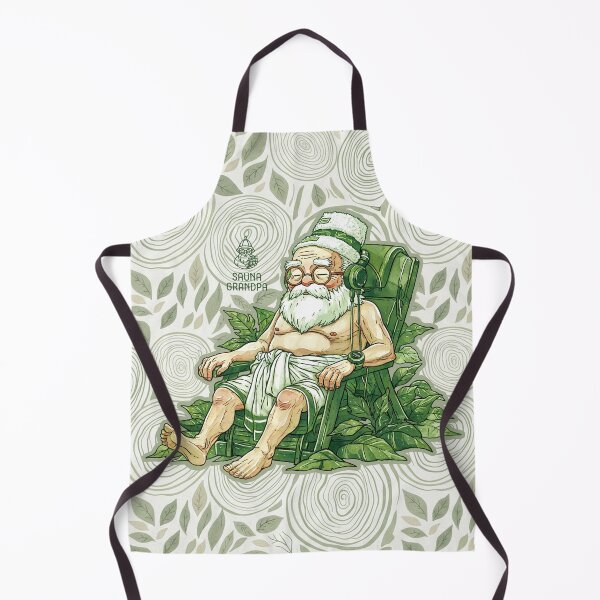 Item preview, 「Sauna Grandpa」Relaxing Grandpa Totonoi - Cute -Tree Rings designed and sold by WABISABIMOMENTS.