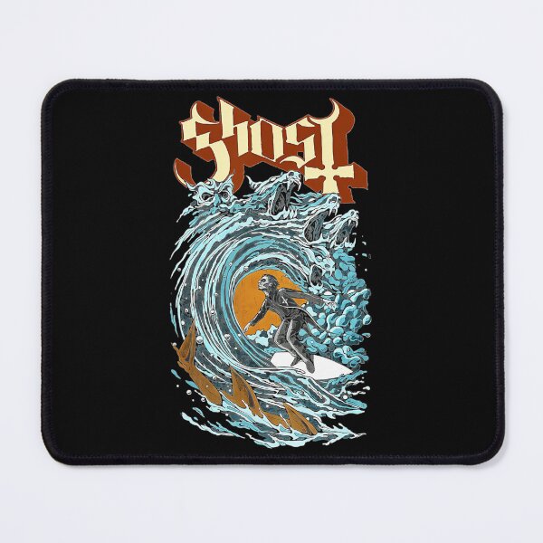 Item preview, Retro Surfing Ghoul Giant Wave Illustration designed and sold by JamesMRobins.