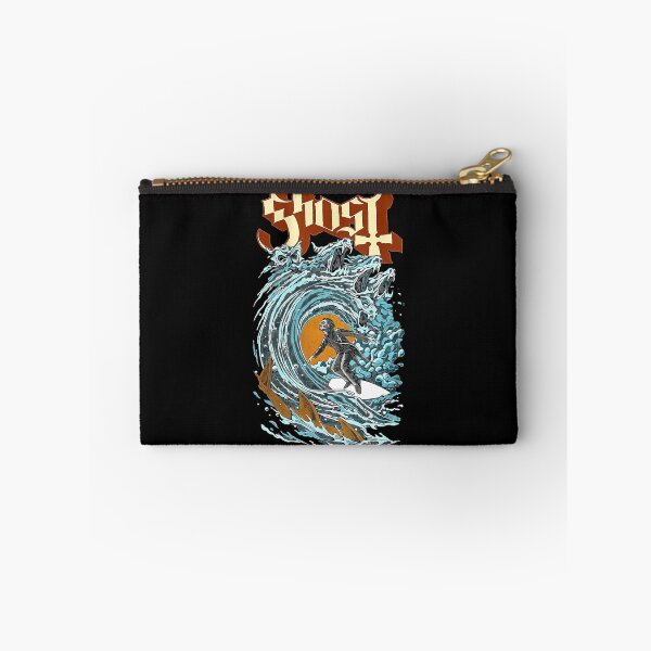 Item preview, Retro Surfing Ghoul Giant Wave Illustration designed and sold by JamesMRobins.