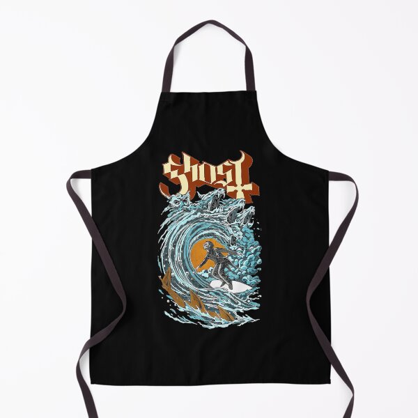 Item preview, Retro Surfing Ghoul Giant Wave Illustration designed and sold by JamesMRobins.