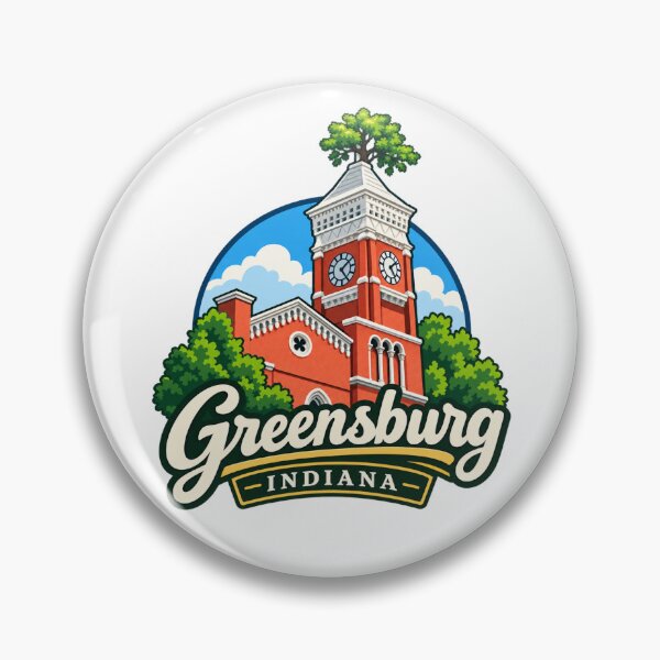 Item preview, Greensburg, Indiana - Courthouse Tree designed and sold by Myra365Art.