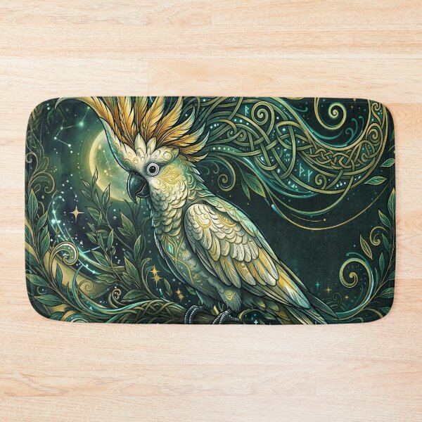 Item preview, Celtic Moon Kakadu – Enchanted cockatoo Fantasy designed and sold by nicky2342.
