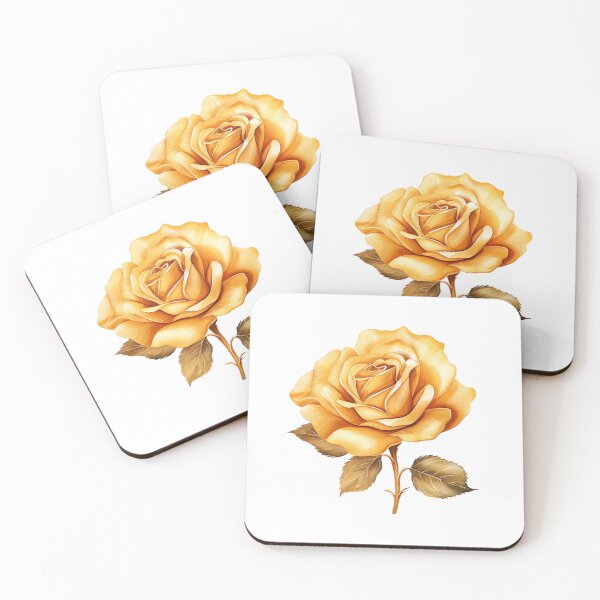 Item preview, Golden Rose | Elegant Floral Aesthetic Art designed and sold by Mandayartstudio.