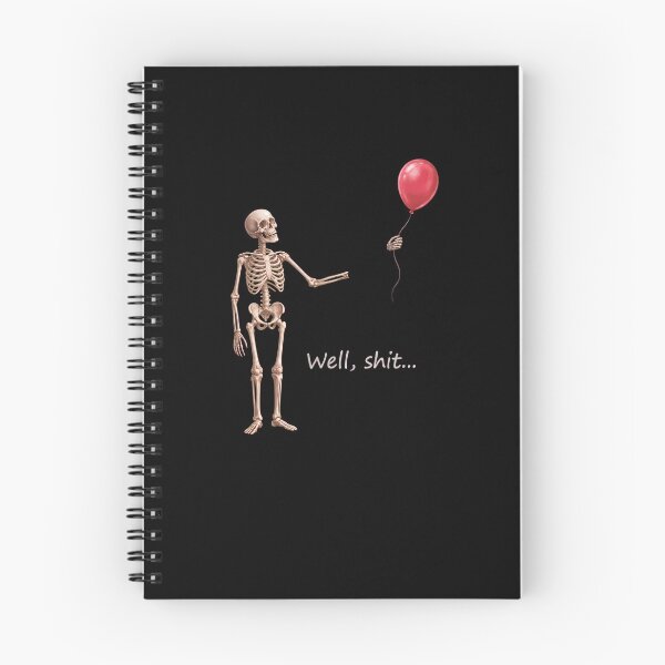 Item preview, Well Skeleton Holding Balloon Gothic Halloween designed and sold by Dmo3HarkoArt.