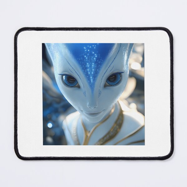 Item preview, Arcturian Goddess With Lovely Blue Color designed and sold by FinleyFamilyDes.