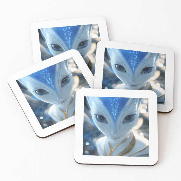 Item preview, Arcturian Goddess With Lovely Blue Color designed and sold by FinleyFamilyDes.