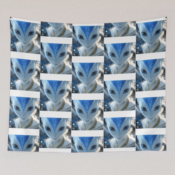 Item preview, Arcturian Goddess With Lovely Blue Color designed and sold by FinleyFamilyDes.