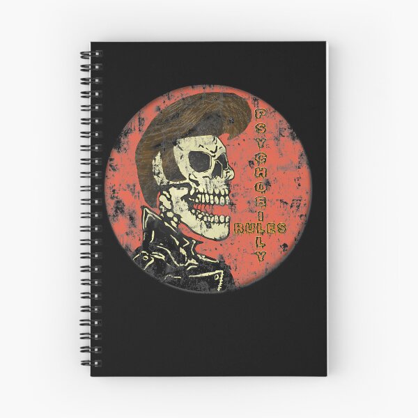 Item preview, Psychobilly Skeleton Rocker Vintage Badge designed and sold by JamesMRobins.