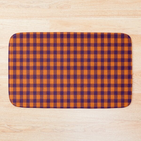 Item preview, Classic Orange and Purple Buffalo Plaid Checkered Pattern designed and sold by Emily Waters.