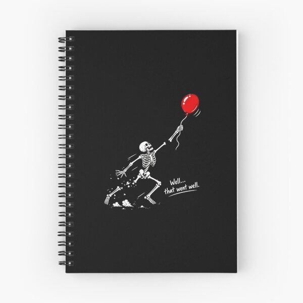 Item preview, Skeleton Lost Balloon Well That Went Well Funny Halloween designed and sold by Dmo3HarkoArt.