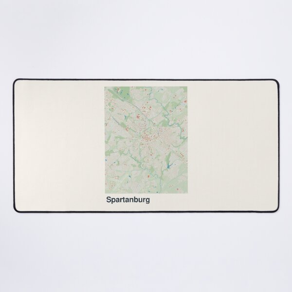 Item preview, Spartanburg Minimalistic Map Art designed and sold by MapsNerd.
