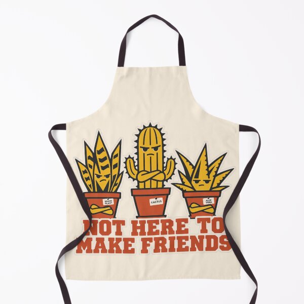 Item preview, Not Here To Make Friends Funny Prickly Plant Succulent Design designed and sold by KungPowUnicorn.
