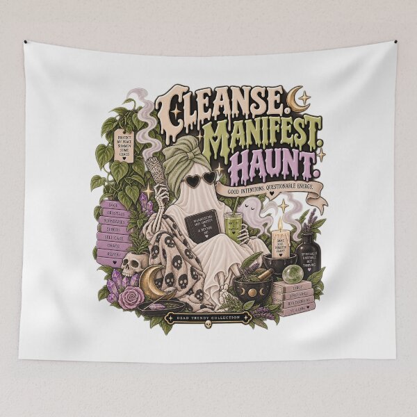 Item preview, ⚡Dead Trendy Collection⚡- Cleanse, Manifest, Haunt designed and sold by WheelieGdArt.