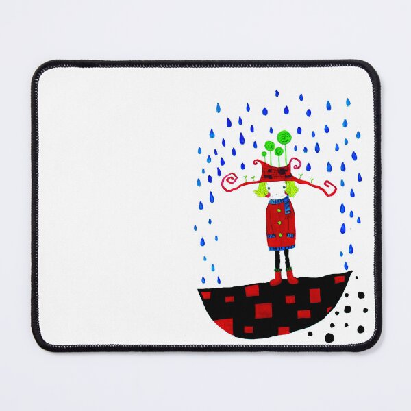 Item preview, The Girl in the Rain and the Mysterious Sprout Hat designed and sold by pon-pon-55.