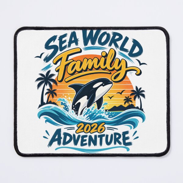 Item preview, Sea World Family 2026 Adventure Family Vacation Theme Park designed and sold by drawwiika+44.