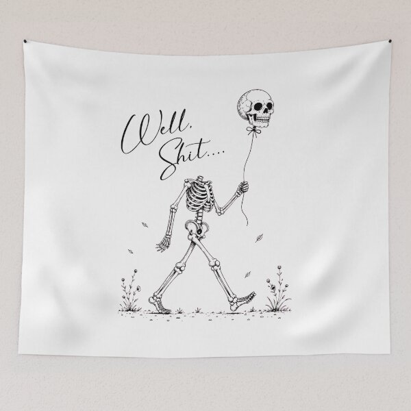 Item preview, Skeleton Lost Balloon designed and sold by Dmo3HarkoArt.