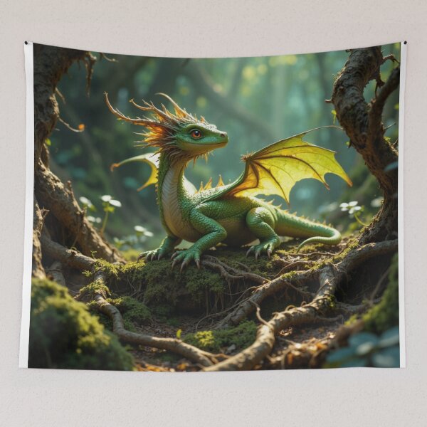 Item preview, Verdant Baby Forest Dragon  designed and sold by nhk999.