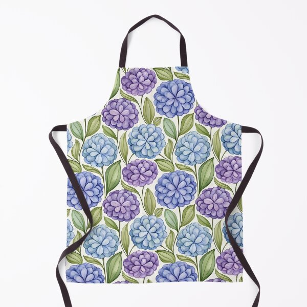 Item preview, Seamless Watercolor Hydrangea Pattern in Blue and Purple Tones designed and sold by Emily Waters.
