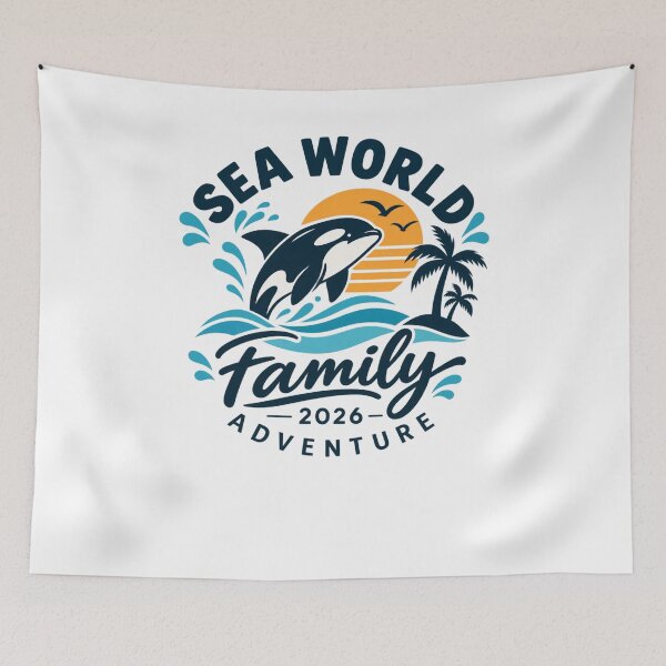 Item preview, Sea World Family 2026 Adventure Orca Whale Theme Park Vacation Trip designed and sold by drawwiika+44.