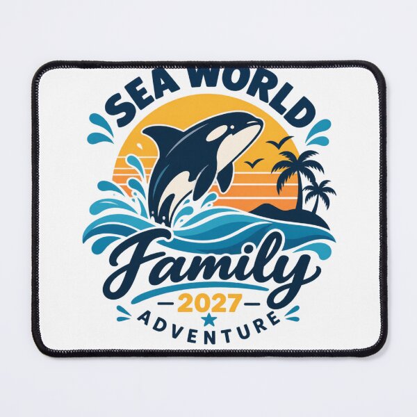 Item preview, Sea World Family 2027 Adventure Family Vacation Trip Marine Park Killer Whale designed and sold by drawwiika+44.