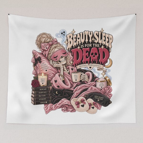 Item preview, ⚡Dead Trendy Collection⚡- Beauty Sleep Is For The Dead designed and sold by WheelieGdArt.
