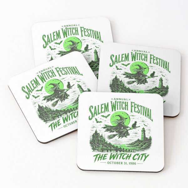 Item preview, Salem Witch Festival Vintage Halloween Witch City October 31 designed and sold by Aniverlia.
