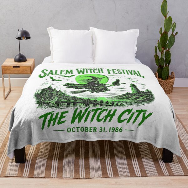 Item preview, Salem Witch Festival Vintage Halloween Witch City October 31 designed and sold by Aniverlia.