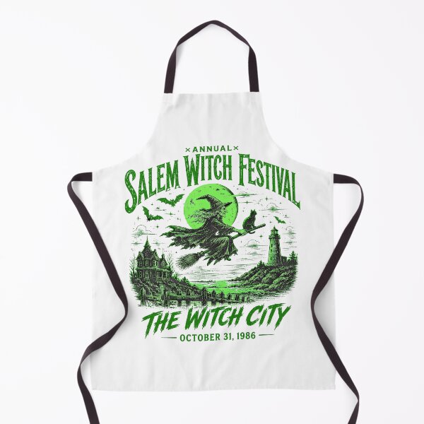 Item preview, Salem Witch Festival Vintage Halloween Witch City October 31 designed and sold by Aniverlia.